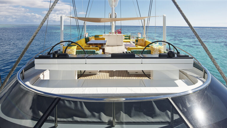 AY46 super yacht MONDANGO 3 - Flybridge Image by Chris Lewis