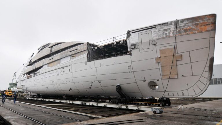 Abeking Rasmussen Superyacht ELANDESS (hull 6502) Under Construction