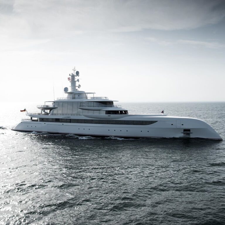 Abeking And Rasmussen 80m Superyacht Excellence Captured On Sea Trials