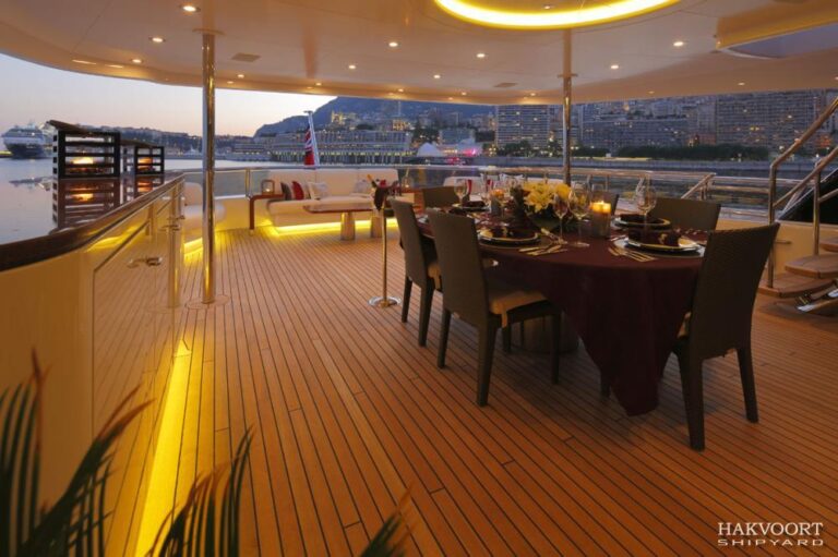 Aboard Apostrophe Yacht
