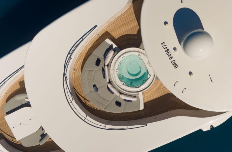 Aerial Of Jacuzzi On Sundeck