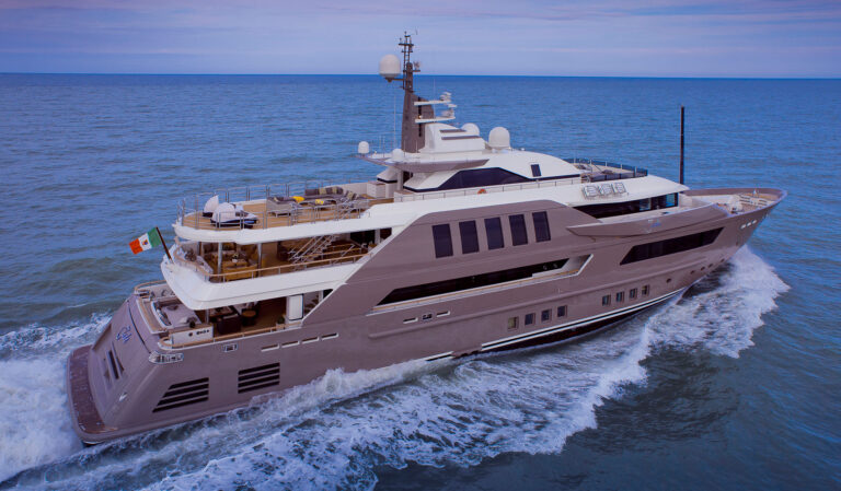 Aerial View Of J'Ade Cruising