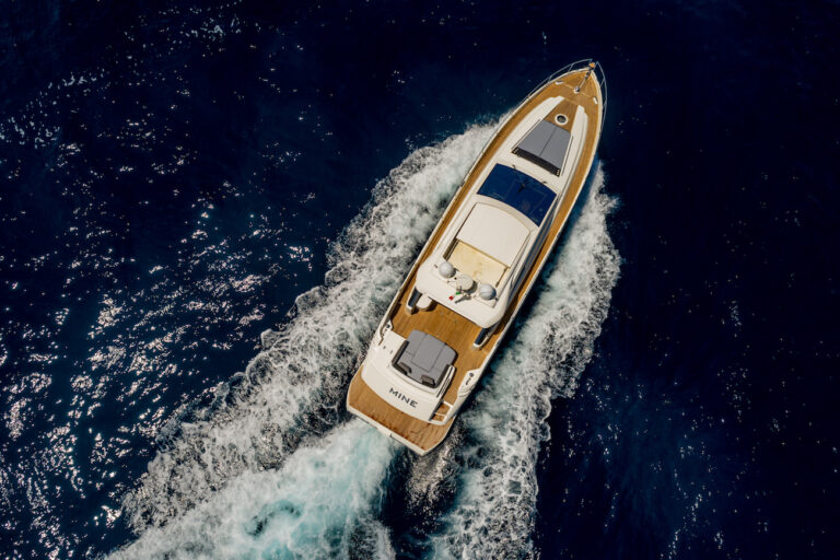 Aerial View Of MINE Cruising