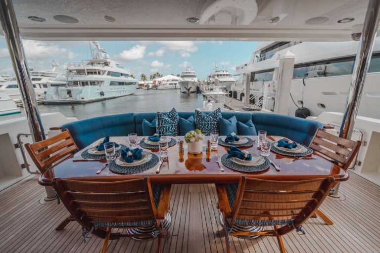 Aft Alfresco Dining Area