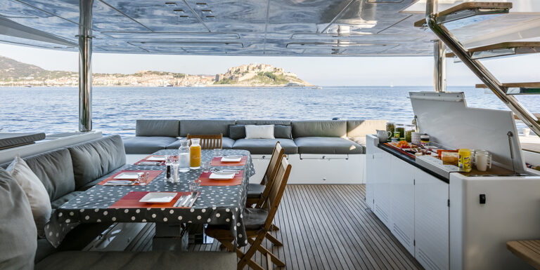 Aft Deck At Breakfast