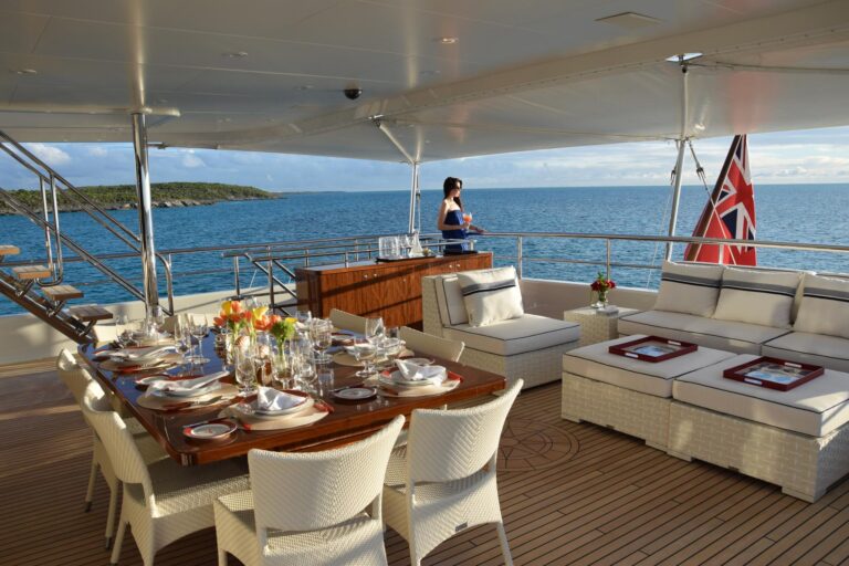 Aft Deck Dining Setting
