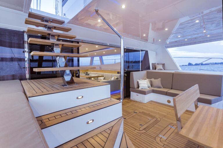 Aft Deck With Access To Upper Deck