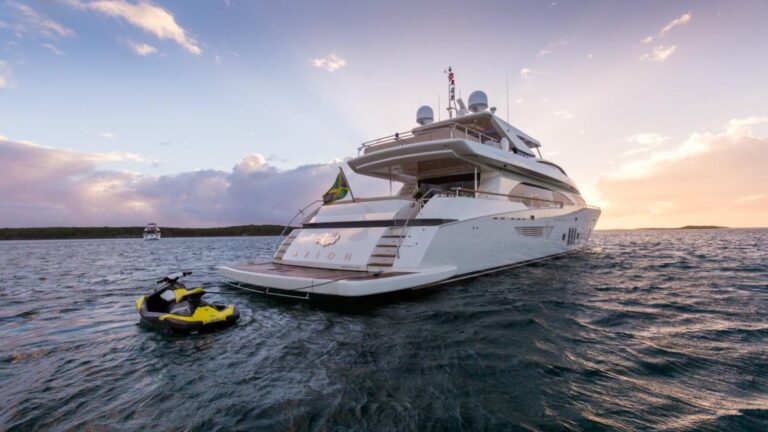 Aft View With Jet Ski