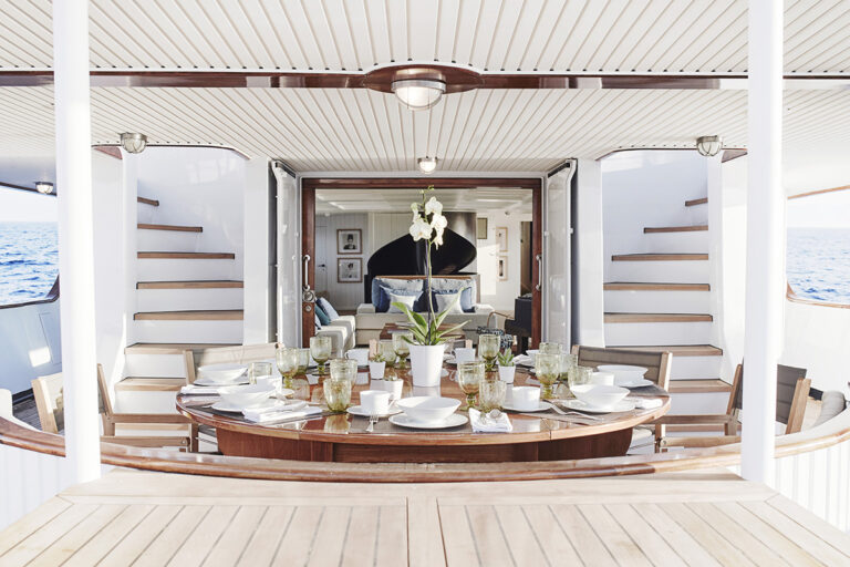 Al Fresco Dining Aboard MENORCA