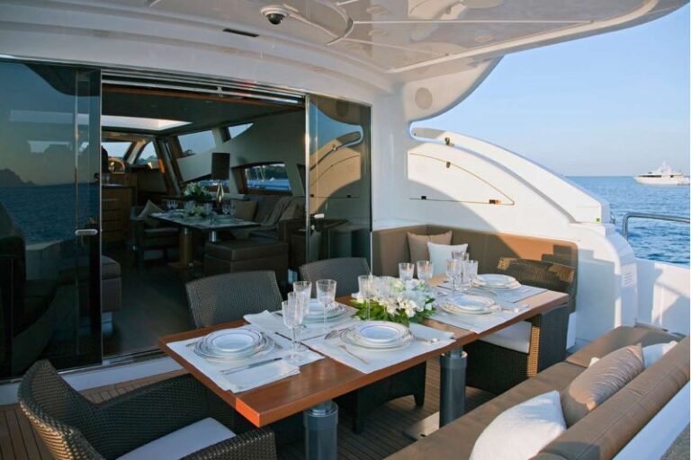 Alfresco Dining On Aft Deck