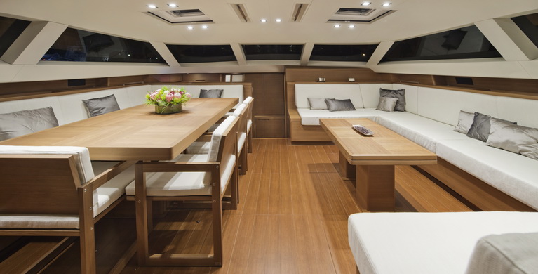 Almagores II superyacht  - SW 102 - The Deck Saloon