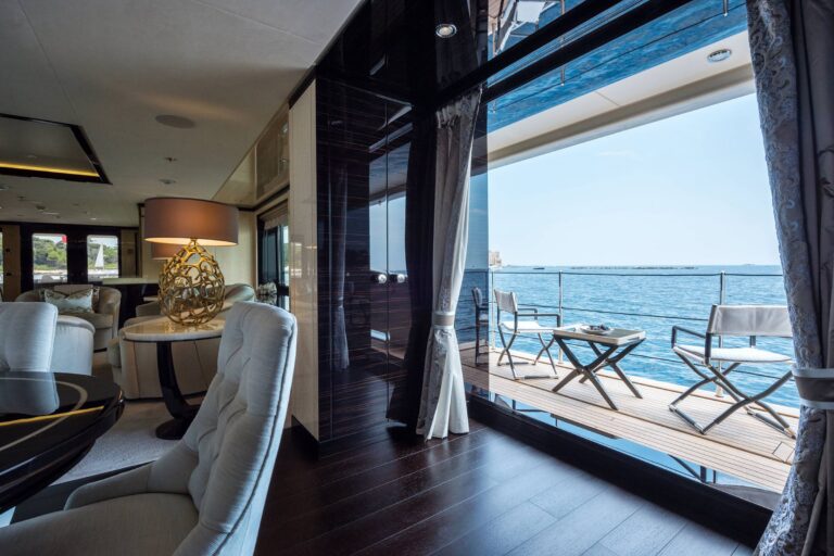 Amels 180 Mediterranean - Interior Dsign & Side Opening Balconies