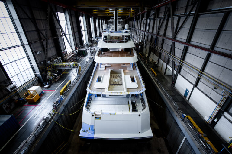 Amels 78-metre Full Custom Afloat - Top View