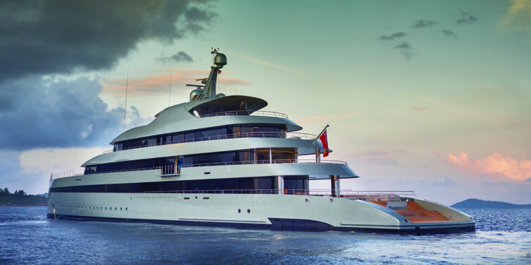 Anchored Tender Seychelles