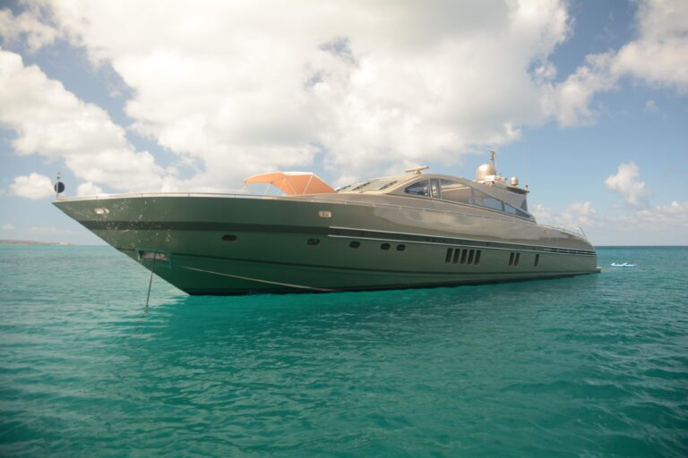LEOPARD motor yacht TENDER TO - Anchored In The Caribbean