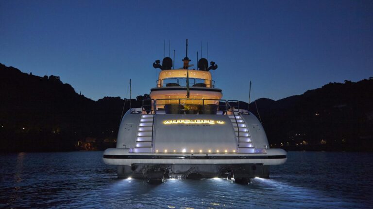 Antelope III - Exterior - Aft View - At Night