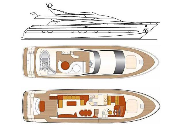 Astondoa 82GLX Layout
