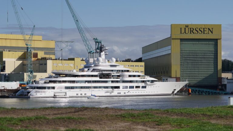 At Lurssen Shipyard