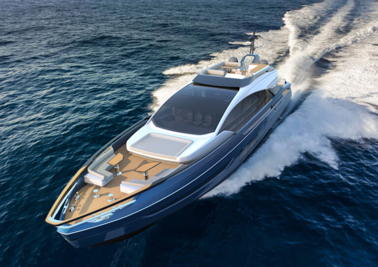 Azimut Grande S10 running