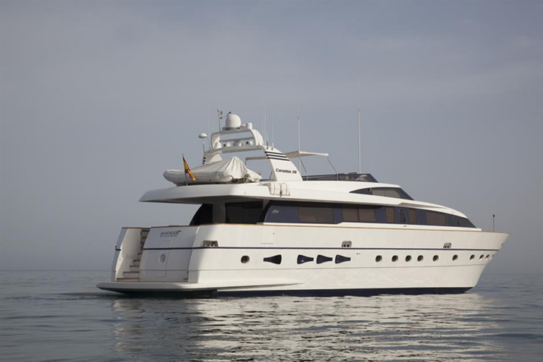 B OCEAN Yacht At Anchor
