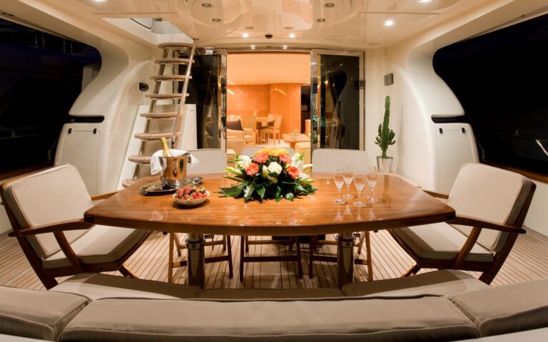 BLUEBIRD OF HAPPINESS -  Aft Deck Al Frescco Dining