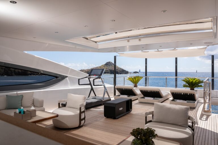 Exterior Relaxation Area With Gym