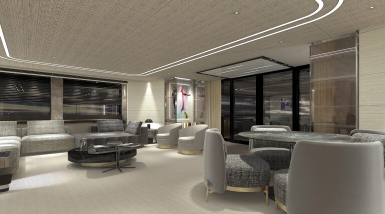 Baglietto 55m Render - Lounge