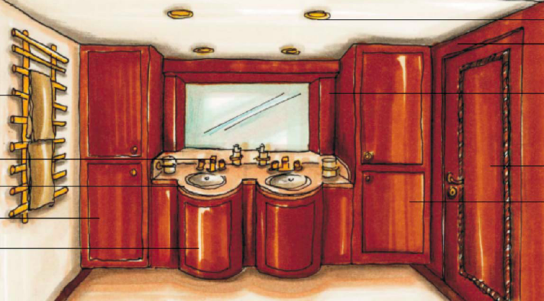 Bathroom Jade 90 JY116 superyacht SMILIN G T