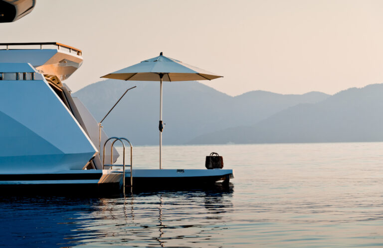 Beach Club At Sunset