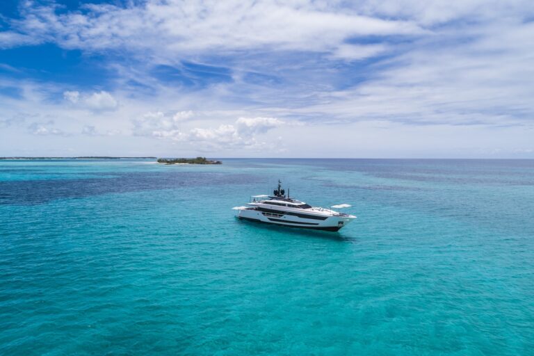 Beautiful Yacht In The Sea