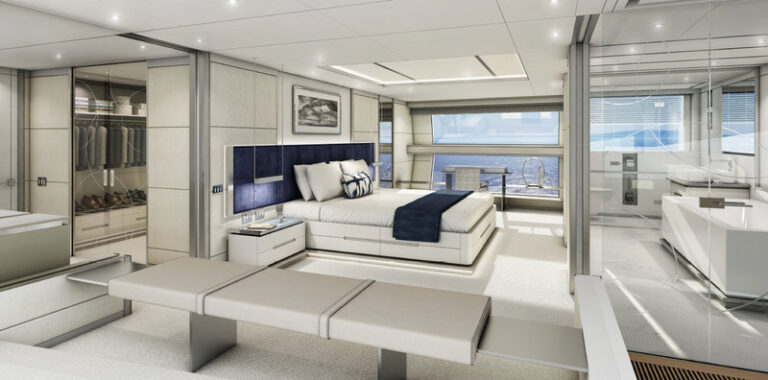 Benetti 125 superyacht Owners Cabin