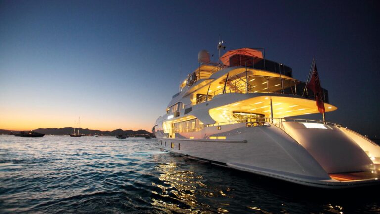 Benetti Classic Supreme Superyacht 132 At Night