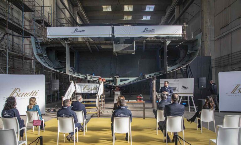 Benetti FB283 Luxury Yacht Coin Ceremony