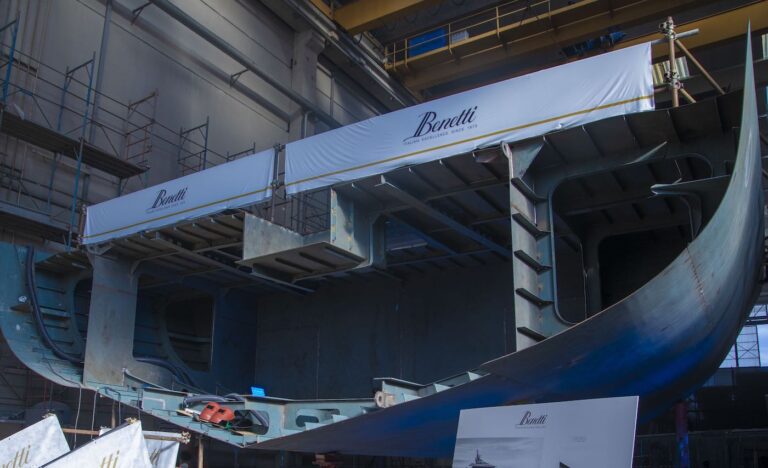 Benetti FB283 Yacht Coin Ceremony