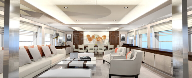 Benetti FB803 Blake_Interiors rendering_Main Salon_view from doors