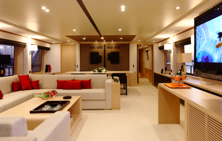 Benetti Tradition 105 superyacht Main Salon