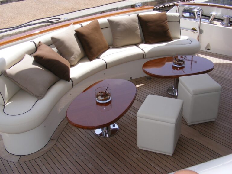 Benetti Yacht BACCHANAL -  Aft Deck Seating