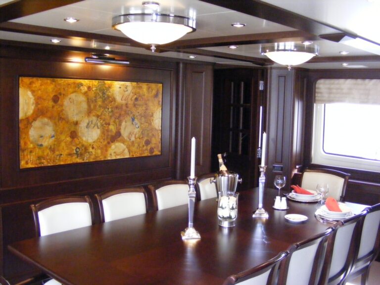 Benetti Yacht BACCHANAL -  Formal Dining