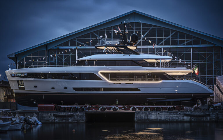 Benetti Launches First Unit Of Motopanfilo 37M By Night