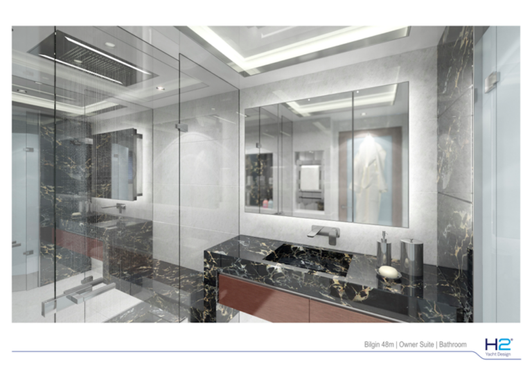 Bilgin 156 owner bathroom