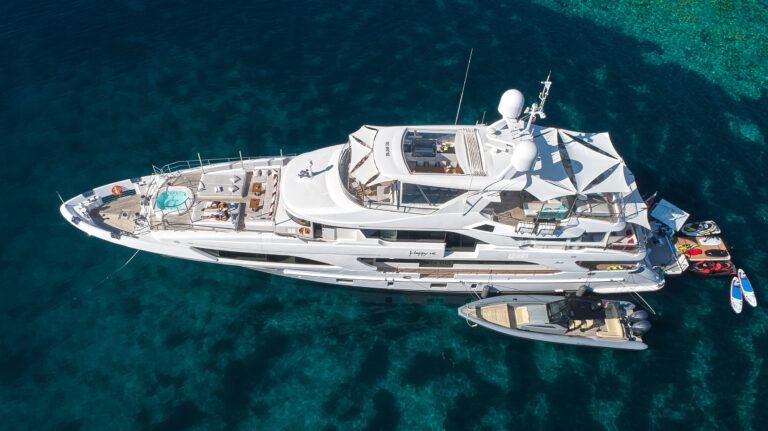 Birds View Of Happy Me Yacht