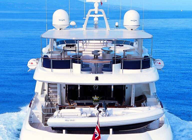 Blue Breeze Aft View Upper And Bridge Decks