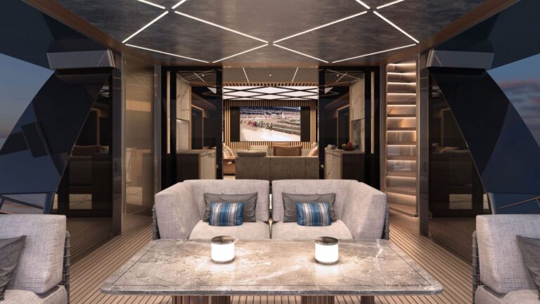 Blue Jean Yacht Interior And Exterior Areas