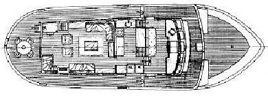 CALYPSO OF MALAHIDE - Deck Plan