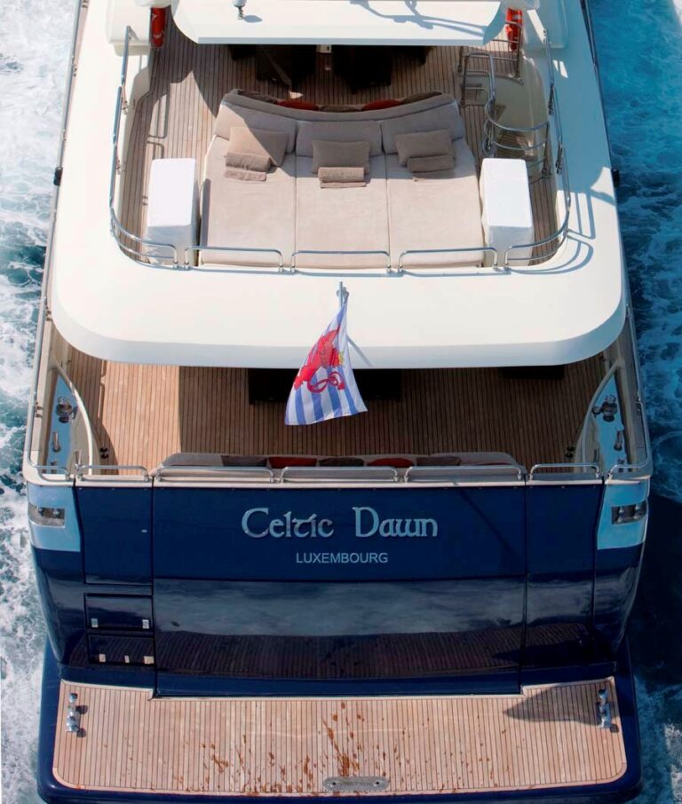 CELTIC DAWN - Aft View