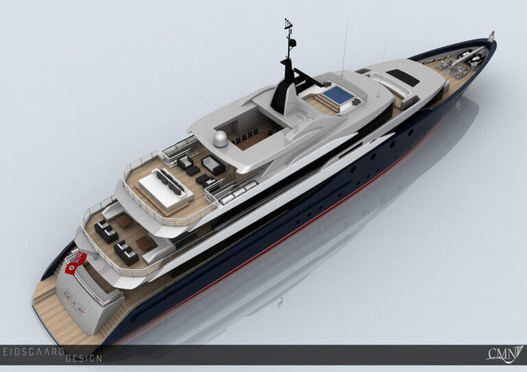 CMN PANACHE Yacht from above
