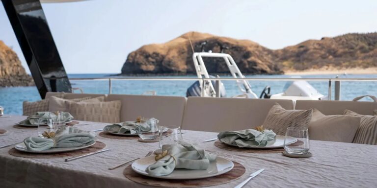 Exterior Dining Area With Sea Views