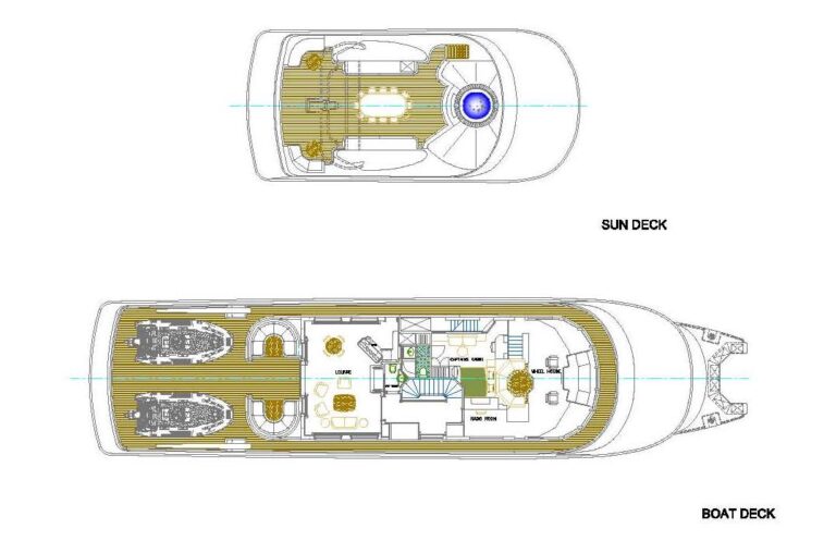 CRACKER BAY - Layout upper and sundeck
