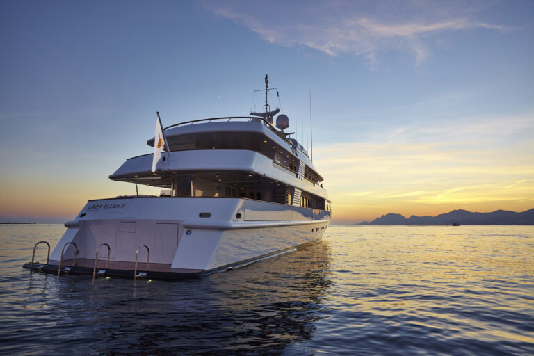 CRN Ancona Motor Yacht LADY ELLEN II - Stern View