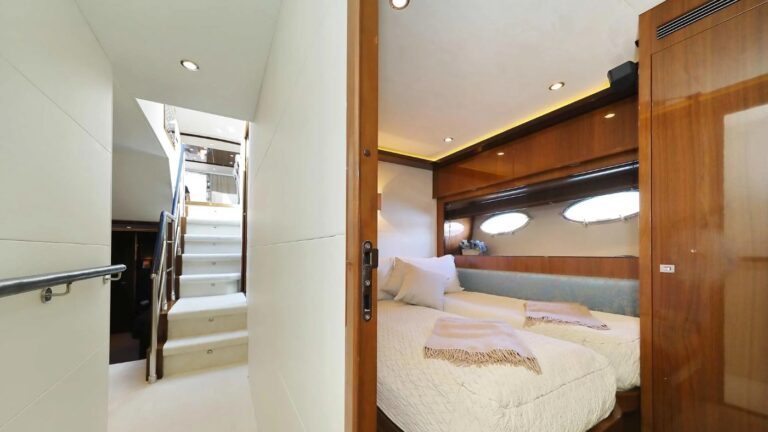 Cabin With Double Bed With Stairs